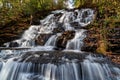 Trahlyta Falls At Vogel State Park Royalty Free Stock Photo