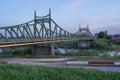 Traian Bridge over Mures River, Arad, Romania, Europe Royalty Free Stock Photo