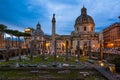 Traian column and Santa Maria di Loreto