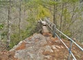 Trail Across The Top of Backbone Rock Royalty Free Stock Photo