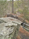 Trail Across The Top of Backbone Rock Royalty Free Stock Photo