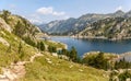 Trail Along Lake Colomers in Aiguestortes National Park, Pyrenees