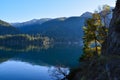 Trail alongside Lake Crescent