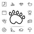 trail of the beast icon. web icons universal set for web and mobile