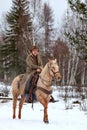 Trail boss watching over the herd