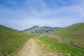 Trail in Brushy Peak Regional Park, East San Francisco bay, Livermore, California Royalty Free Stock Photo