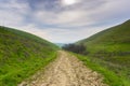 Trail in Brushy Peak Regional Park, East San Francisco bay, Livermore, California Royalty Free Stock Photo