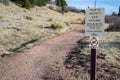 Trail in colorado springs garden of the gods rocky mountains adventure travel photography Royalty Free Stock Photo