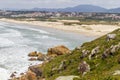 Trail in Costao do Santinho beach Royalty Free Stock Photo