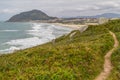 Trail in Costao do Santinho beach Royalty Free Stock Photo