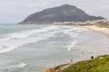 Trail in Costao do Santinho beach Royalty Free Stock Photo