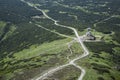 Trail crossings in the mountain