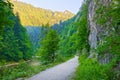 The Dunajec River Gorge trail. Pieniny Mountains