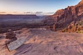 Trail End Sunset at Fisher Towers Royalty Free Stock Photo