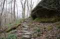 Trail in Giant City State Park