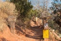 Trail head, Huckaby Trail in Sedona Royalty Free Stock Photo