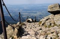 Trail in Karkonosze mouintains Royalty Free Stock Photo