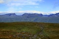 Trail leading into Abisko valley and to Lapporten