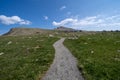 Trail leading back to the parking lot from Summit Lake along the Mt. Evans Scenic Byway in Colorado Royalty Free Stock Photo