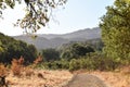 Trail Leading Into Buck Gulch Falls With Beautiful Rolling Hills In Novato California