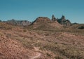 Trail Leads Out to Mules Ears In Big Bend