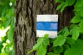 Trail marking on tree in Czech Republic / Czechia