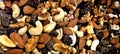 Trail Mix, Cashews, Almonds, Walnuts, Raisins, and Dark chocolate