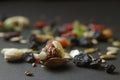 Trail Mix Snack of Nuts and Dried Fruits Royalty Free Stock Photo