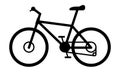 Trail Mountain Road Bike Isolated Vector Illustration