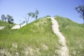 Trail in Muskegon Michigan. Royalty Free Stock Photo