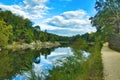 Trail by Rocky River Shore C&O Canal Towpath Trail