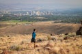 Trail runner in Reno