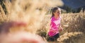 Trail running athlete exercising for fitness. Young woman smiling runner run in nature in mountains.