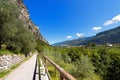 Trail in Sarca Valley - Trentino Italy Royalty Free Stock Photo