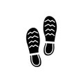 Imprint soles shoes sign icon. Shoe print symbol