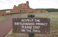 Trail Sign, Abo Pueblo, New Mexico