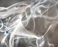 Trail of smoke on a dark background Royalty Free Stock Photo