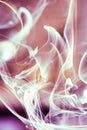 Trail of smoke on a dark background Royalty Free Stock Photo