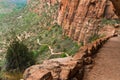 Trail to Angels Landing Royalty Free Stock Photo