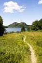 Trail to Bubble Rock Royalty Free Stock Photo