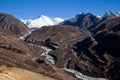 Trail to Everest base camp Royalty Free Stock Photo
