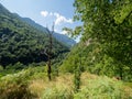 The trail to Inelet and Scarisoara hamlets, Romania