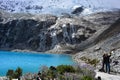 Trail to the 69 lake, in HuascarÃÂ¡n National Park, Peru Royalty Free Stock Photo