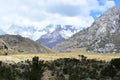 Trail to the 69 lake, in HuascarÃÂ¡n National Park, Peru Royalty Free Stock Photo