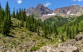 Trail to Maroon Bells Royalty Free Stock Photo