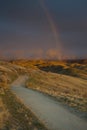 Trail to the rainbow Royalty Free Stock Photo