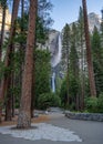 Trail to Upper and Lower Yosemite Falls, Yosemite Nat`l. Park, CA Royalty Free Stock Photo