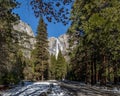 Trail To The Upper And Lower Yosemite Falls - Yosemite National Park, California, USA