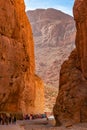 Trail at Todra Gorge in Morocco