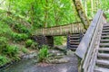 Trail Wooden Walking Bridge